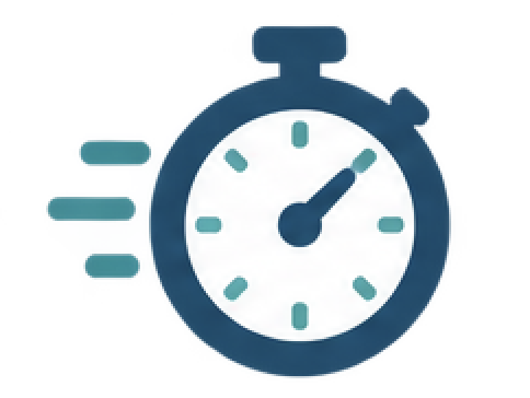 Stopwatch timing icon